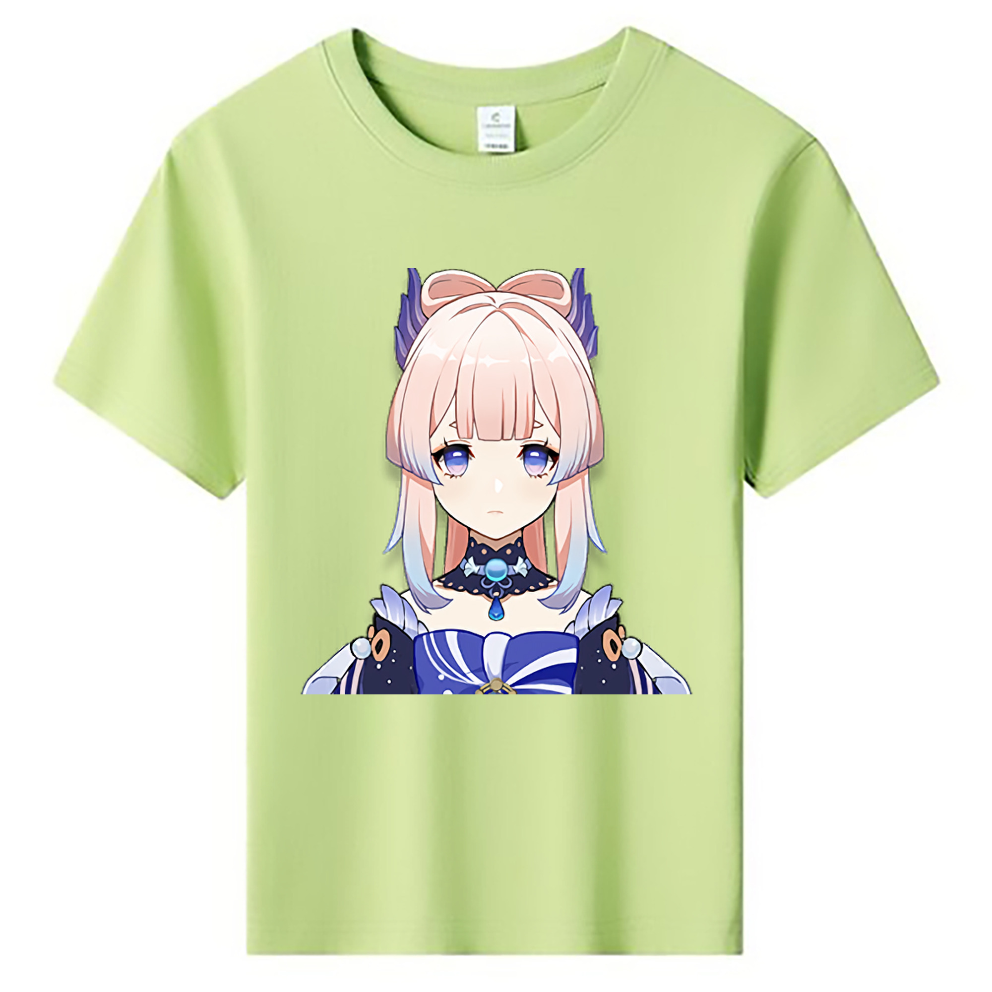 げんし神 珊瑚宮心海 サンゴノミヤ・ココミ genshin Sangonomiya Kokomi 綿100％キッズTシャツ（フロントプリント）